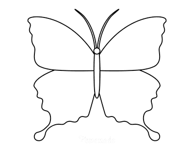 Free printable butterfly templates