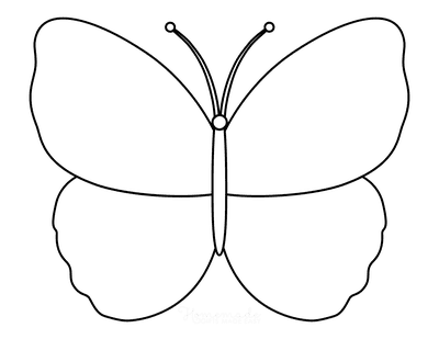 Free printable butterfly templates