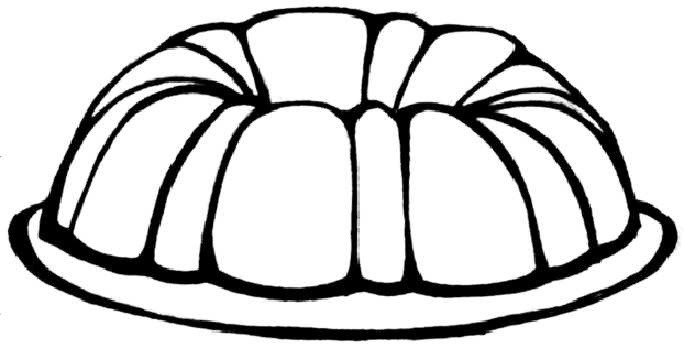 Cake coloring pages