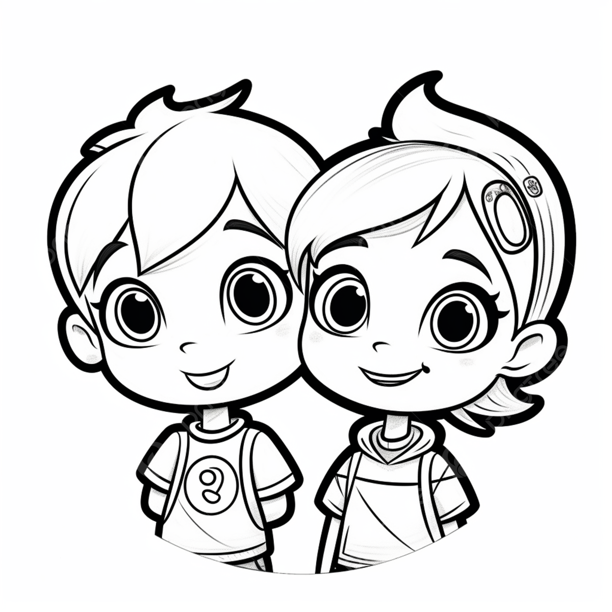 Coloring pages of brothers and sisters ring drawing sister drawing brother drawing png transparent image and clipart for free download