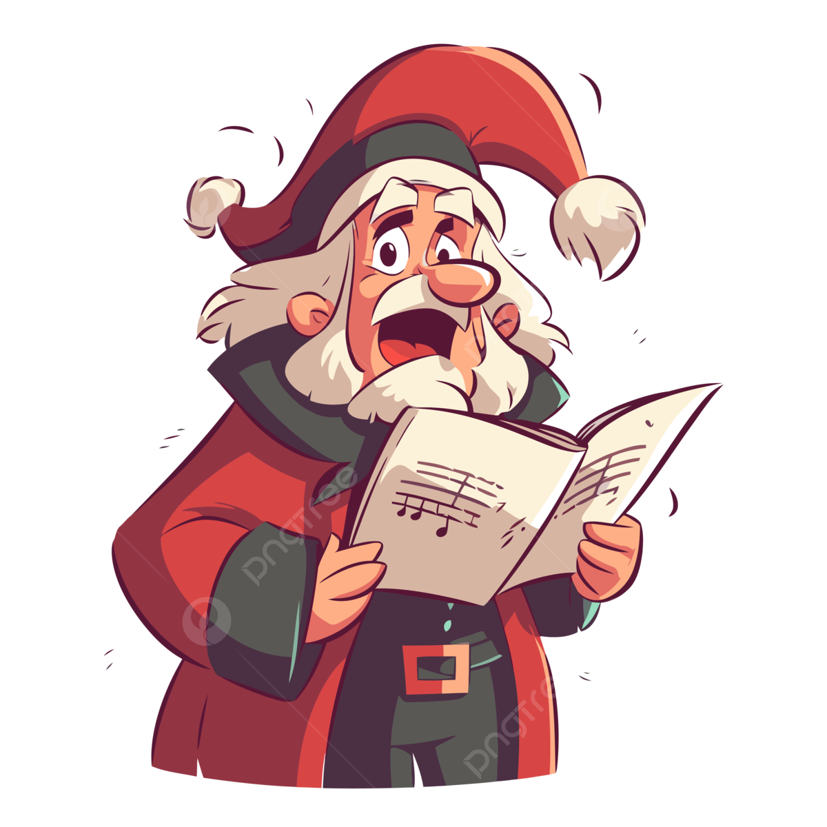 Christmas carol png vector psd and clipart with transparent background for free download