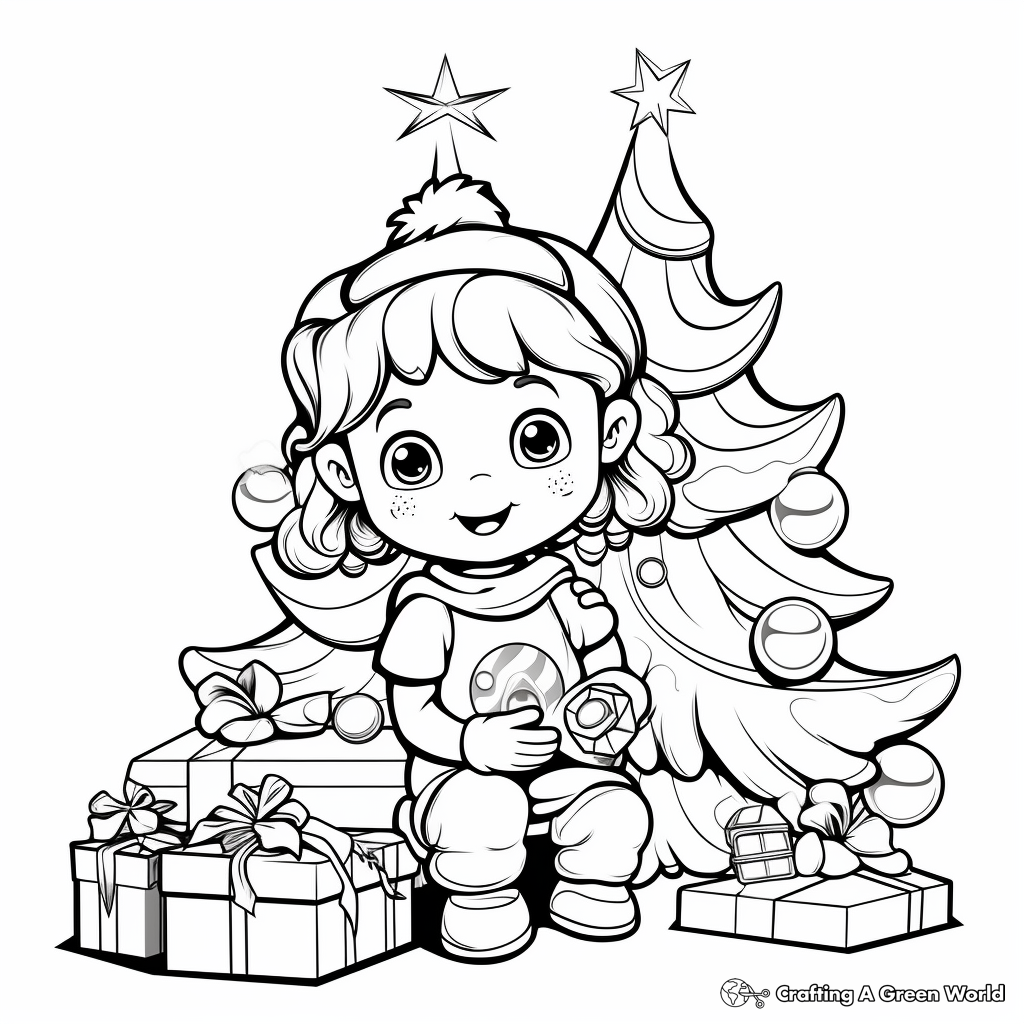 December coloring pages