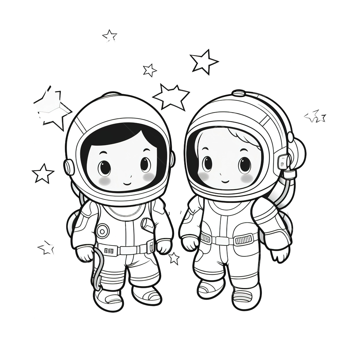 Astronauts christmas outline for coloring page christmas drawing astronaut drawing ring drawing png transparent image and clipart for free download