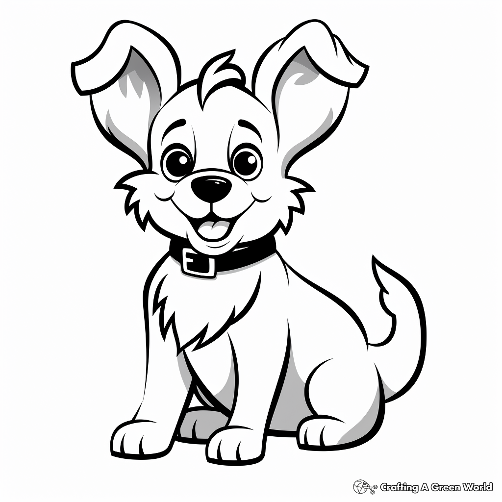 Corgi coloring pages