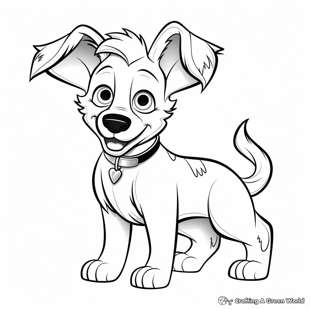 Corgi coloring pages