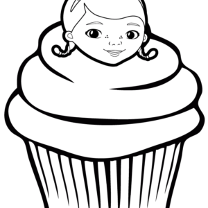 Cupcake coloring pages printable for free download