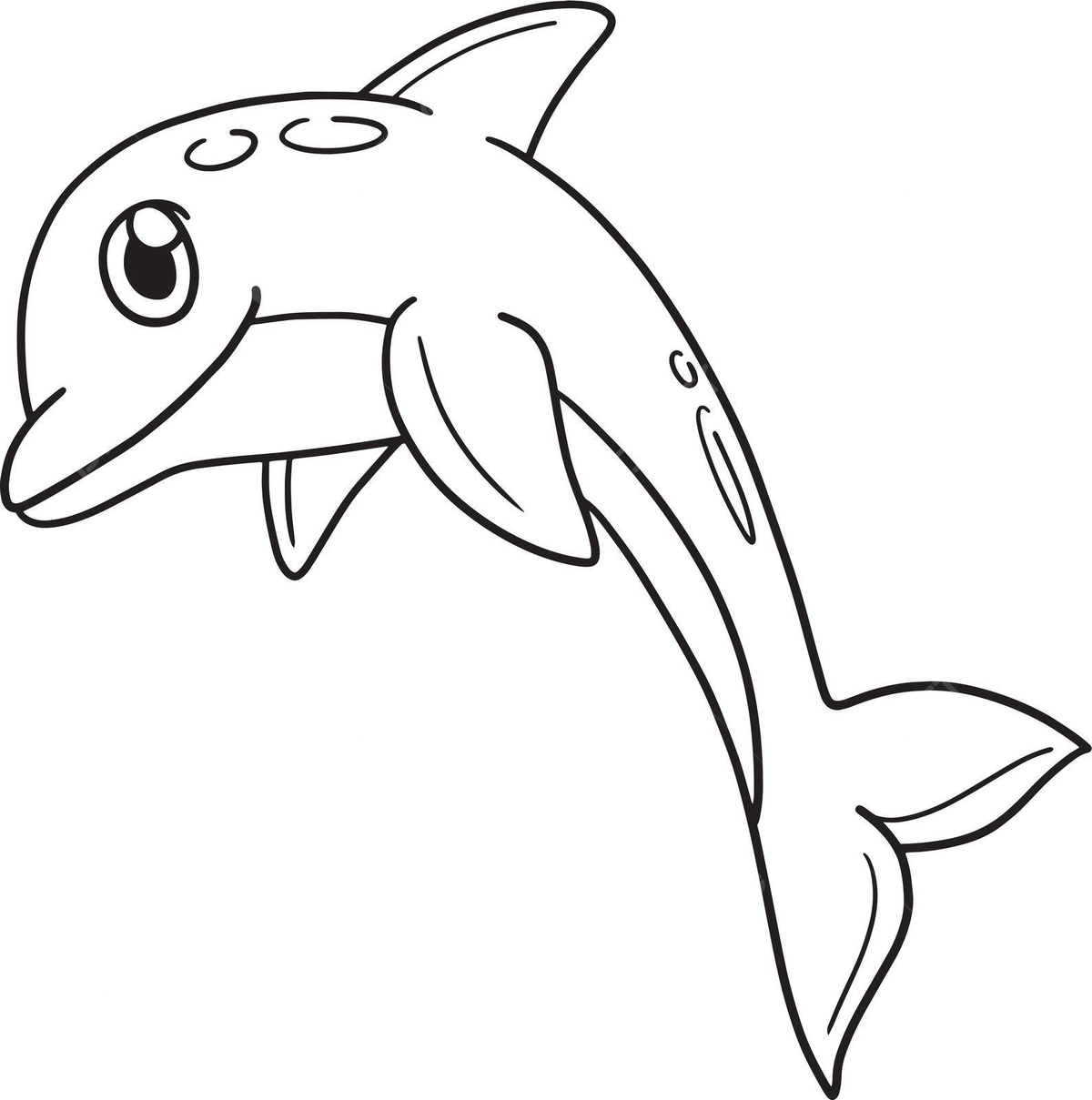 Dolpn isolated coloring page for kids colouring colour color vector colouring colour color png and vector with transparent background for free download