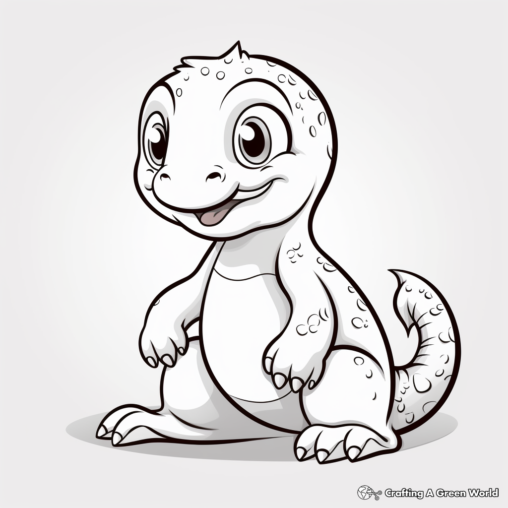 Komodo dragon coloring pages