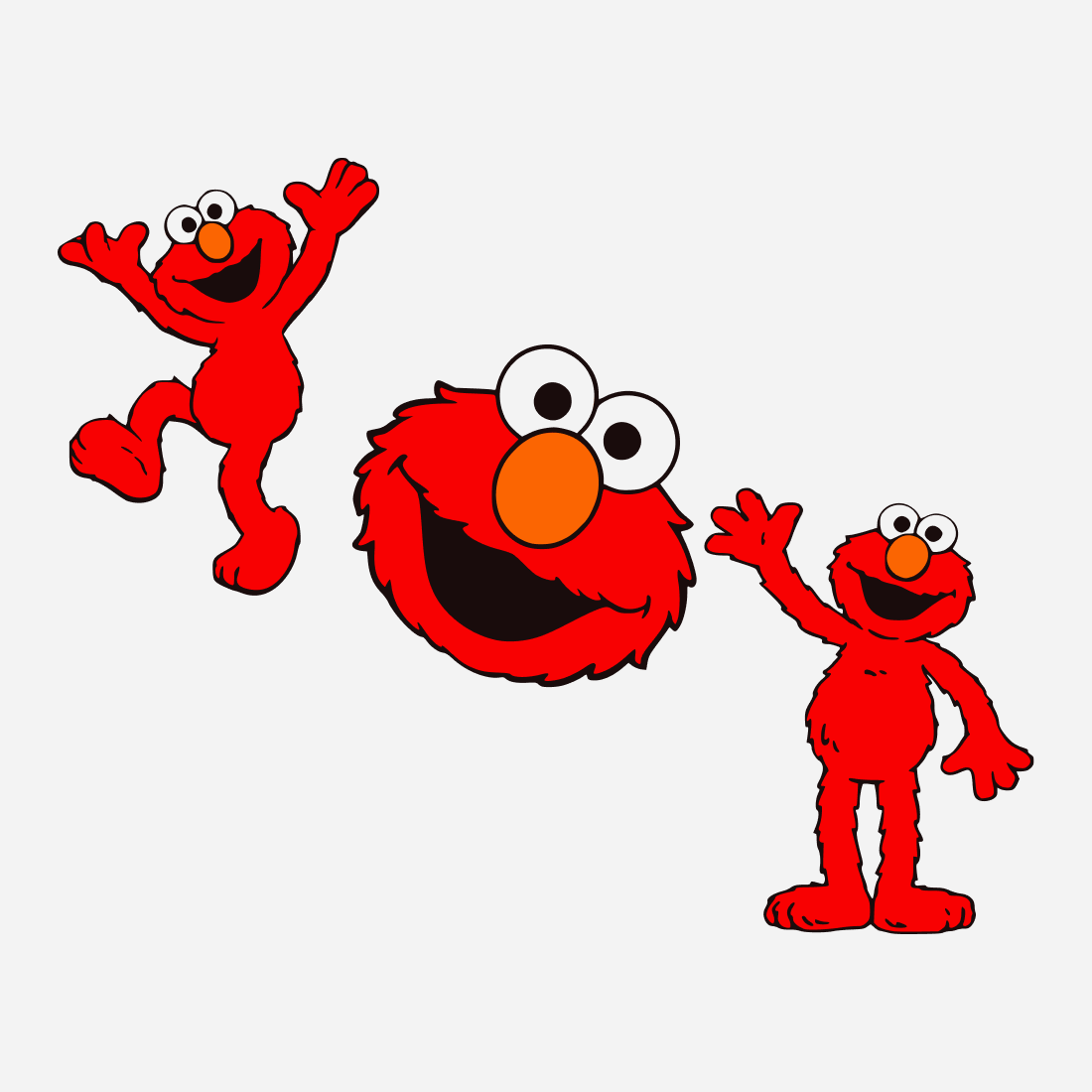 Elmo svg bundle designs â