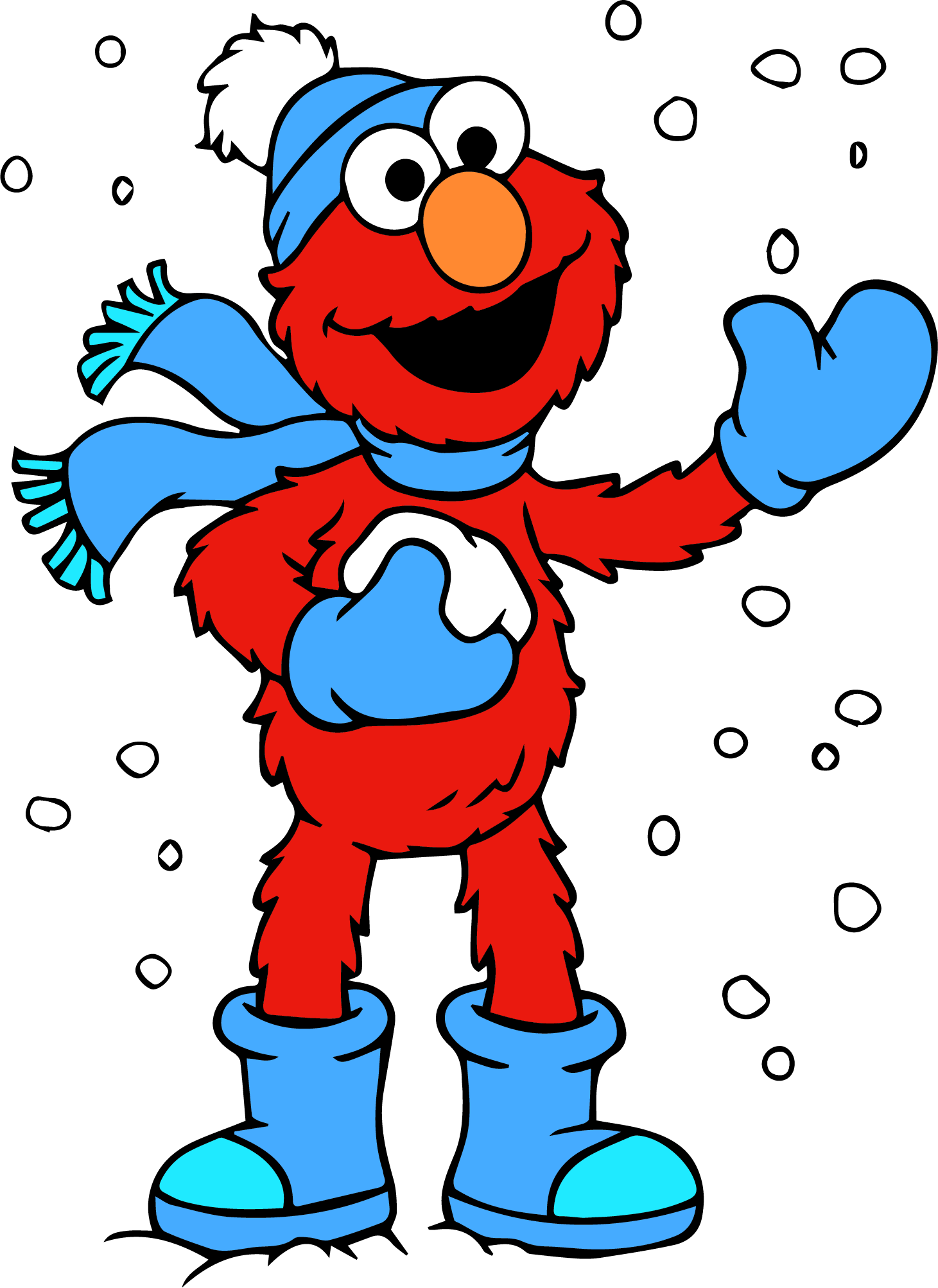 Elmo svg sesame street chrismas svg sesam street svg mons