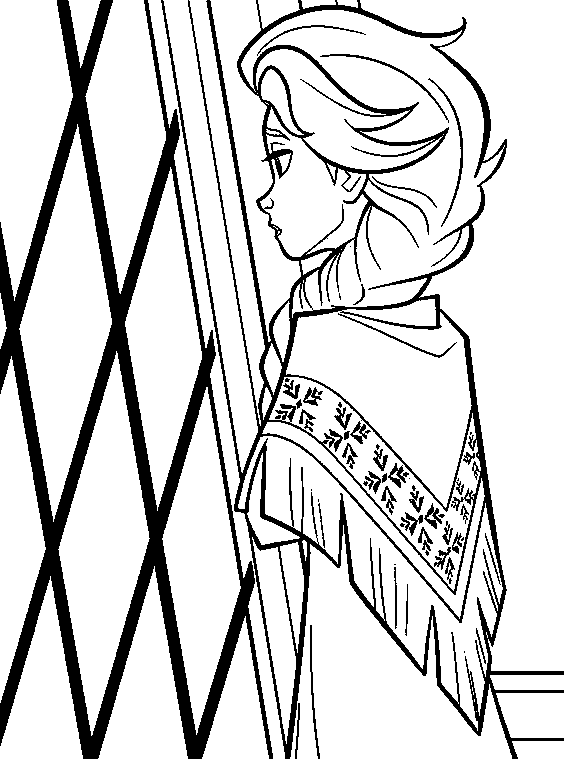Frozen coloring page by serena on