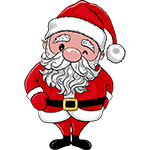 Santa claus â free printable coloring pages
