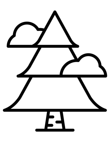Christmas tree coloring page free printable coloring pages
