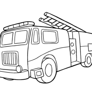 Fire truck coloring pages printable for free download