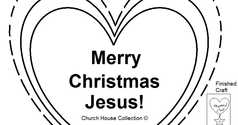 Church house collection blog merry christmas jesus cut out crafts for small kids