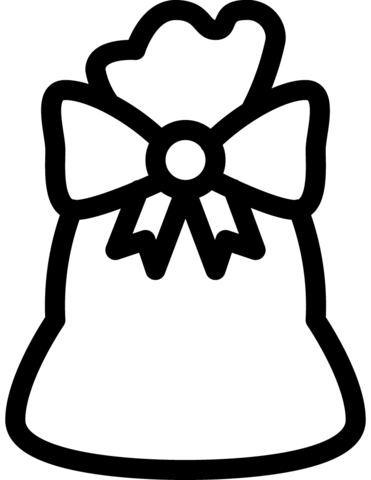Christmas santas gifts bag coloring page free printable coloring pages