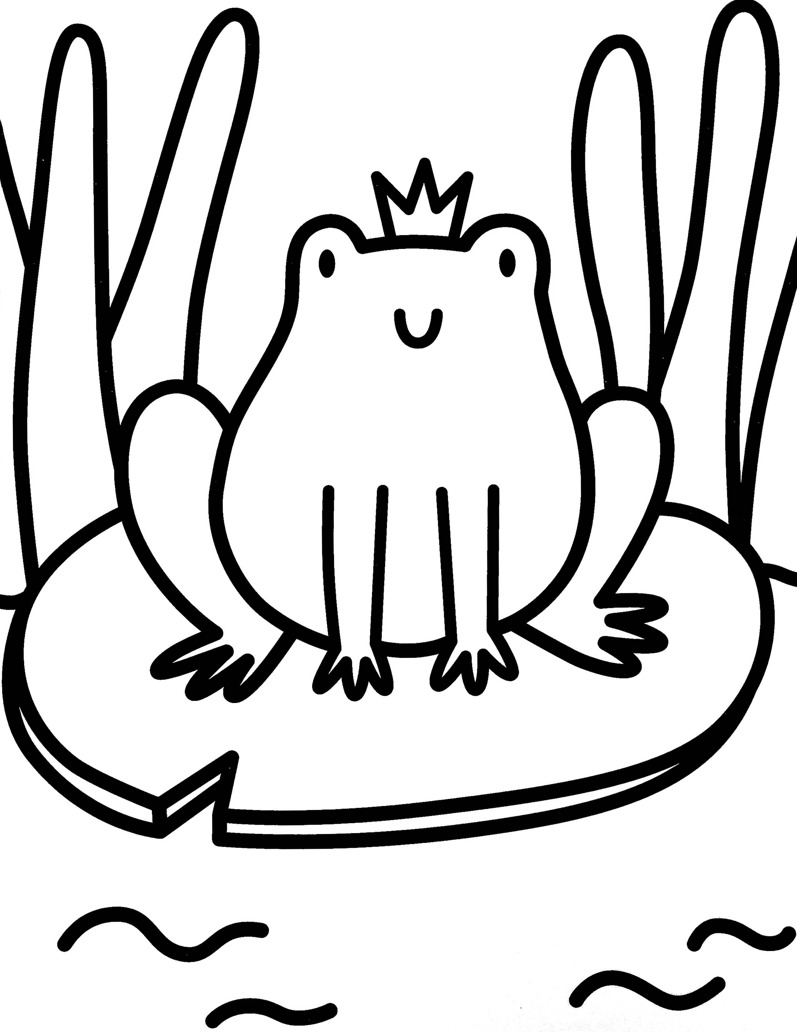 Frog coloring page â kimmi the clown