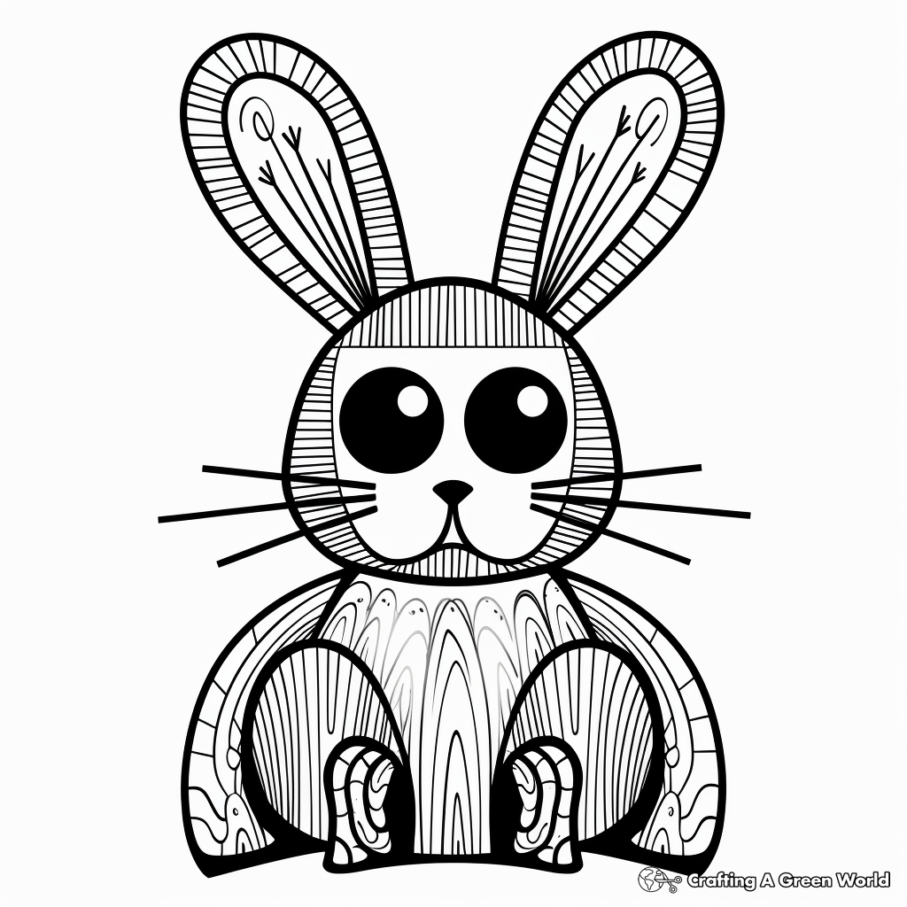 Bunny coloring pages