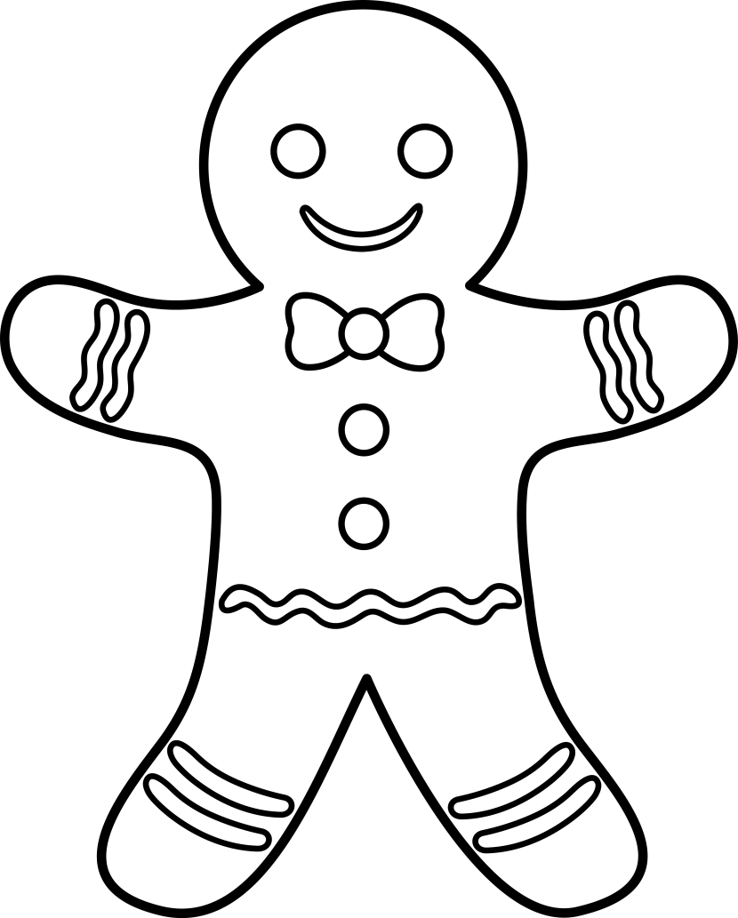 Free gingerbread clipart black and white download free gingerbread clipart black and white png images free cliparts on clipart library