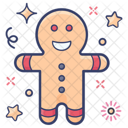 Gingerbread man icons