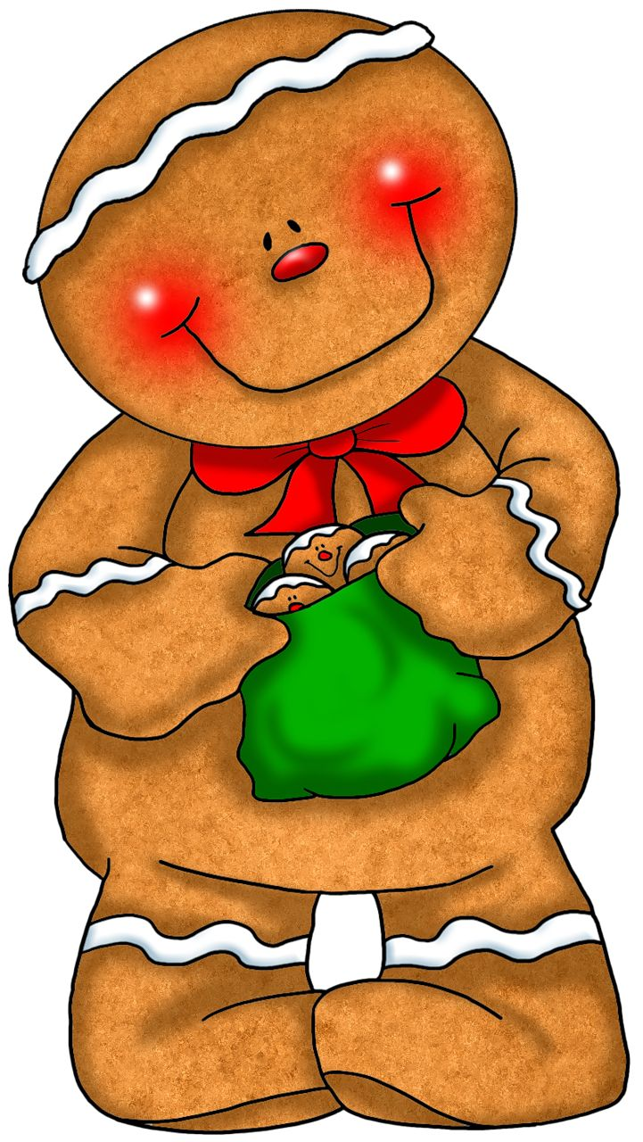 Delightful gingerbread clipart