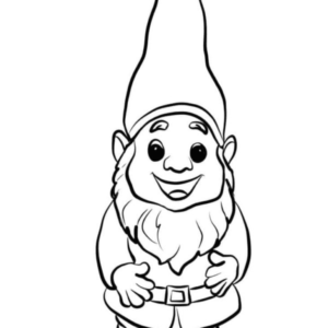 Gnome coloring pages printable for free download