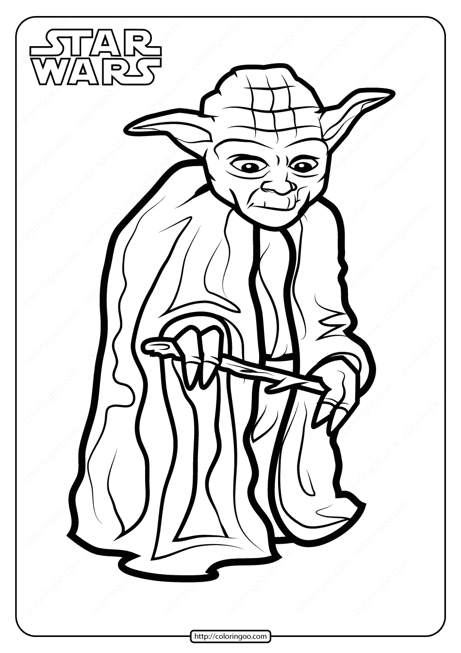Printable star wars yoda coloring pages book high quality free printable coloring drawing painâ star wars coloring book star wars art drawings coloring pages
