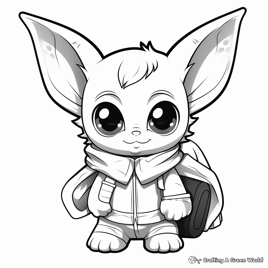 Baby yoda coloring pages