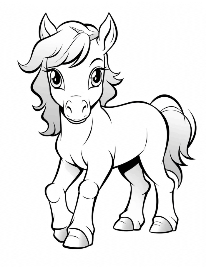 Horse coloring pages hue therapy