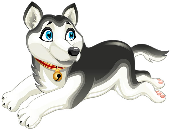 Husky dog cartoont png clip art image husky dogs dogs art images