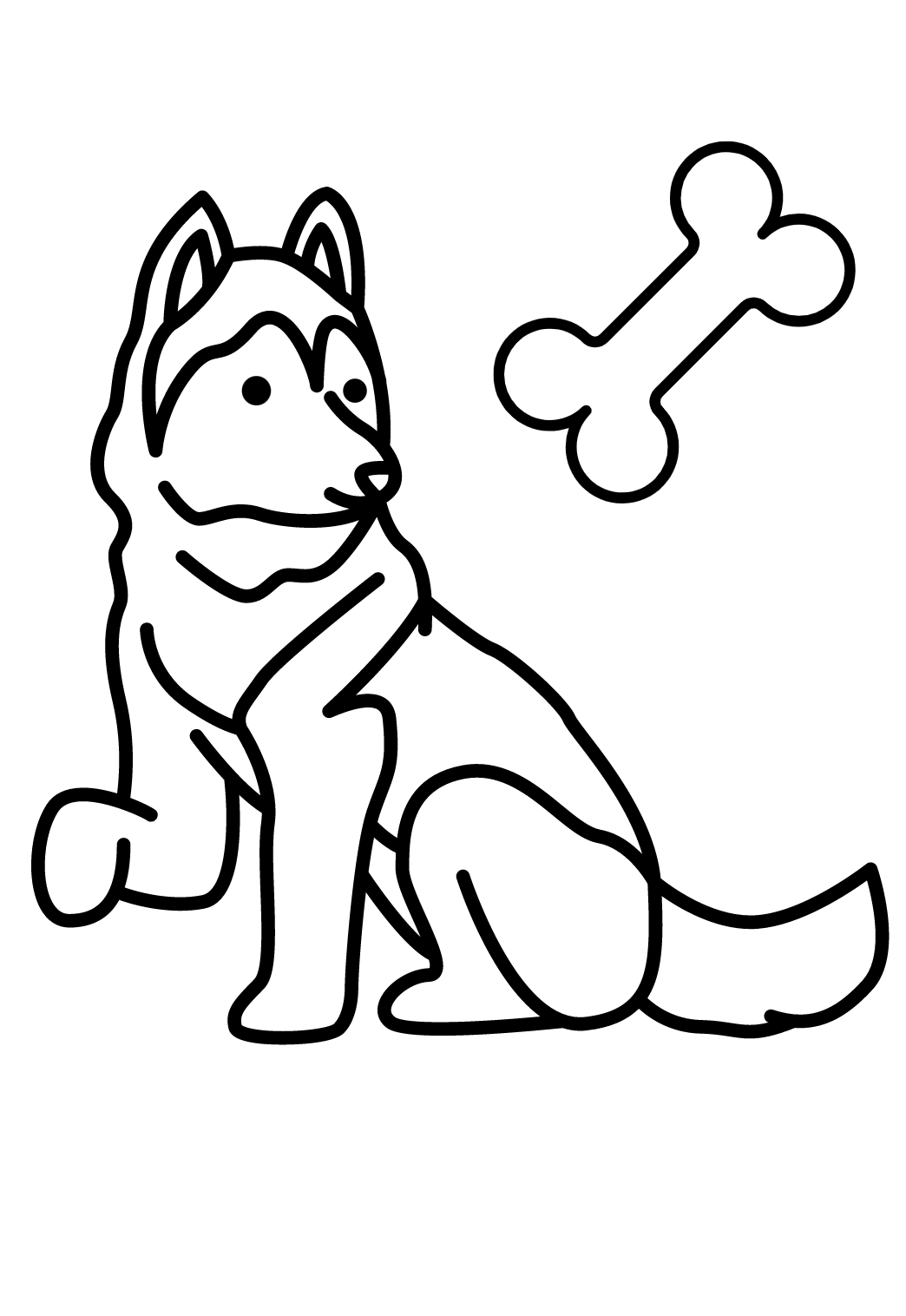 Free printable dog cartoon coloring page sheet and picture for adults and kids girls and boys