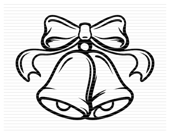 Bells svg jingle christmas easter wedding church cow bell