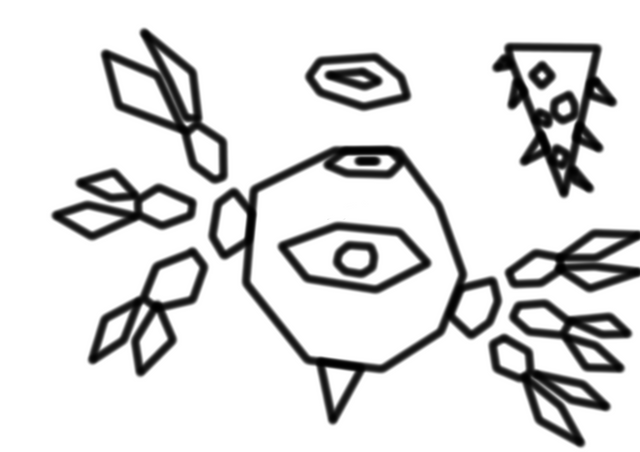 How bad are my drawings i made the one with a polygon tool and the dark matter one with a normal brush tool i use touchpad because i feel it more
