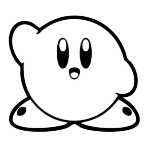 Kirby coloring pages printable for free download