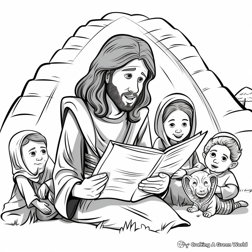 J is for jesus coloring pages