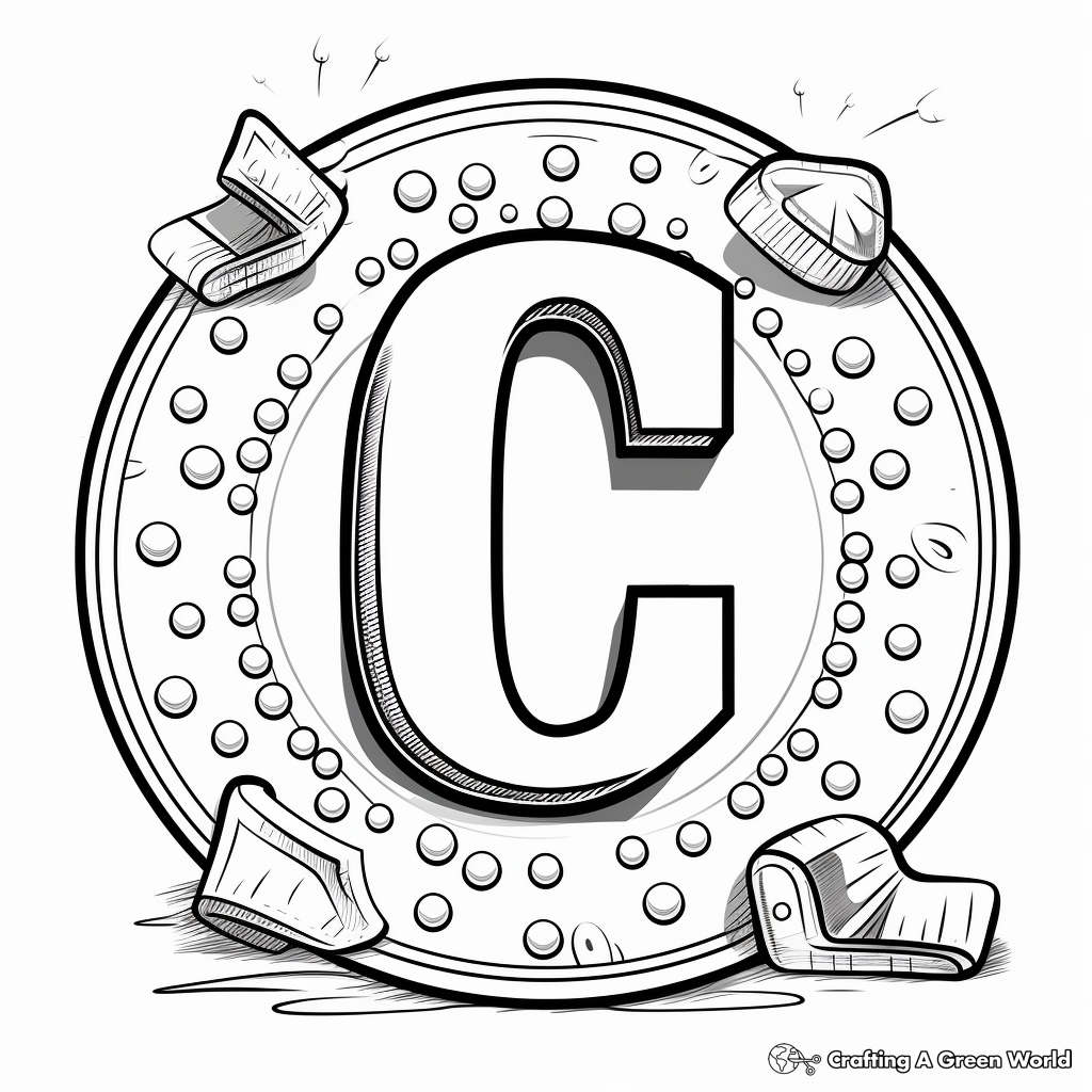 Letter c coloring pages