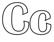 Letter c coloring pages free coloring pages