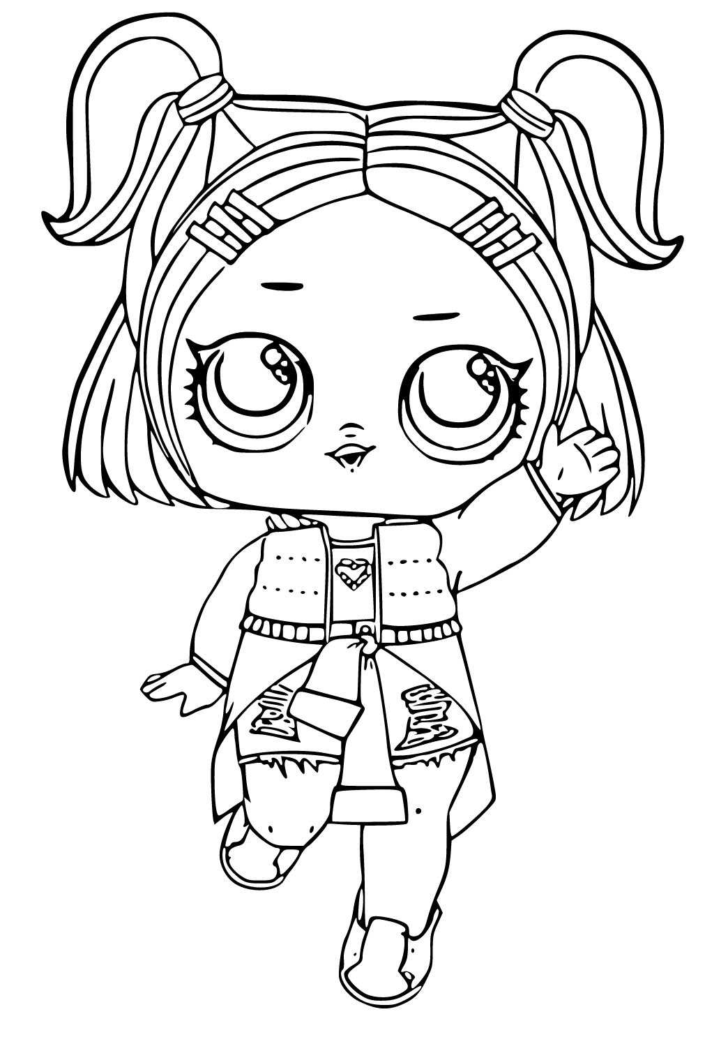 Free printable lol dance coloring page sheet and picture for adults and kids girls and boys