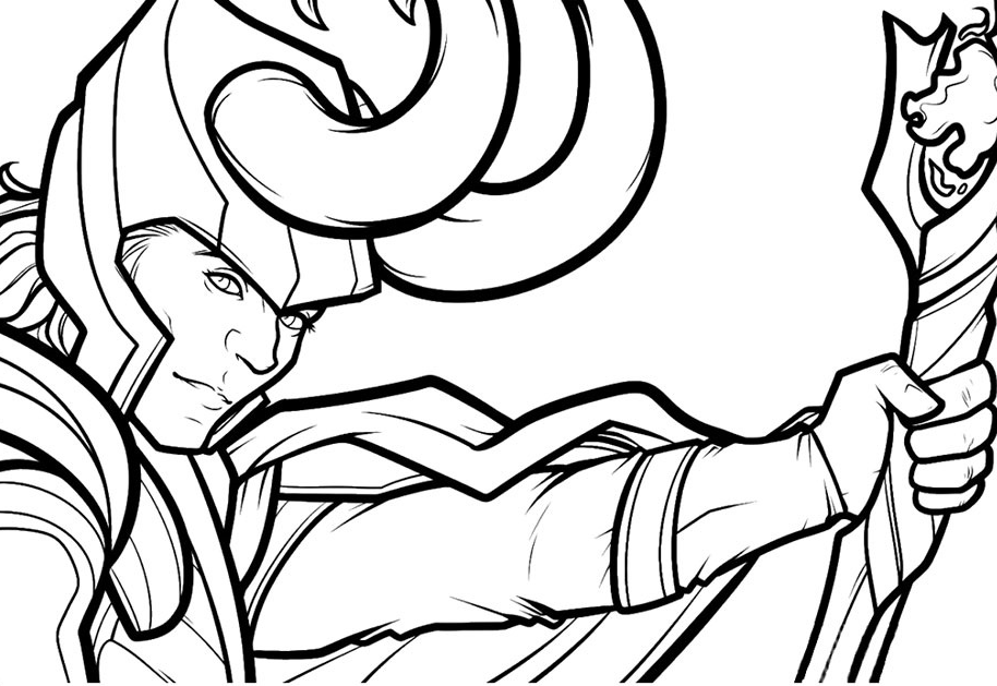 Loki coloring pages new pictures free printable marvel character