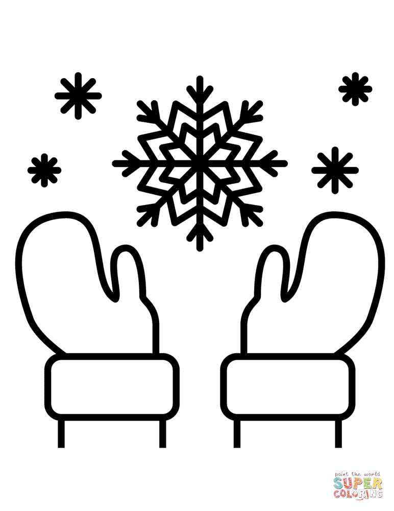 Christmas snow coloring page free printable coloring pages