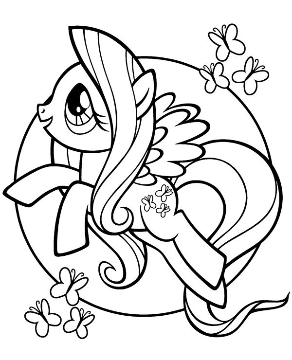 Fluttershy coloring page to print pãginas para colorear caballos pãginas para colorear disney pãginas para colorear para imprimir