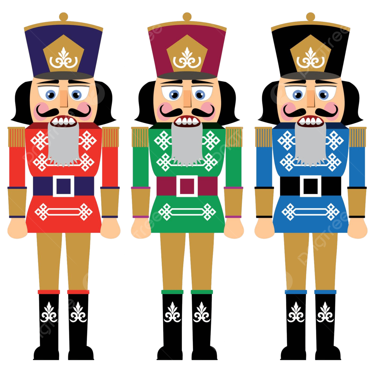 Christmas nutcracker vector art png images free download on