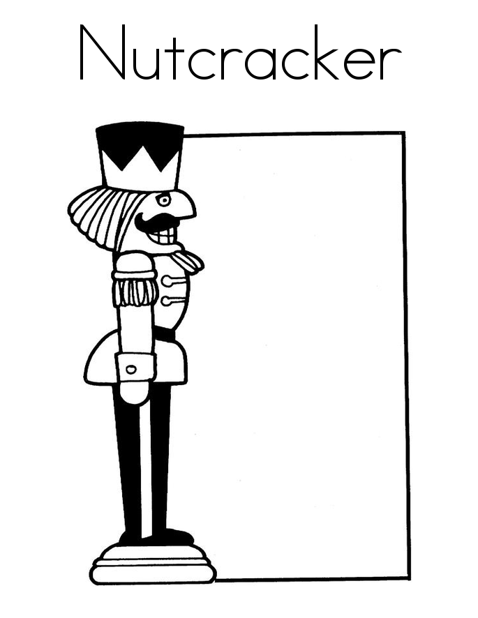 Free printable nutcracker coloring pages for kids