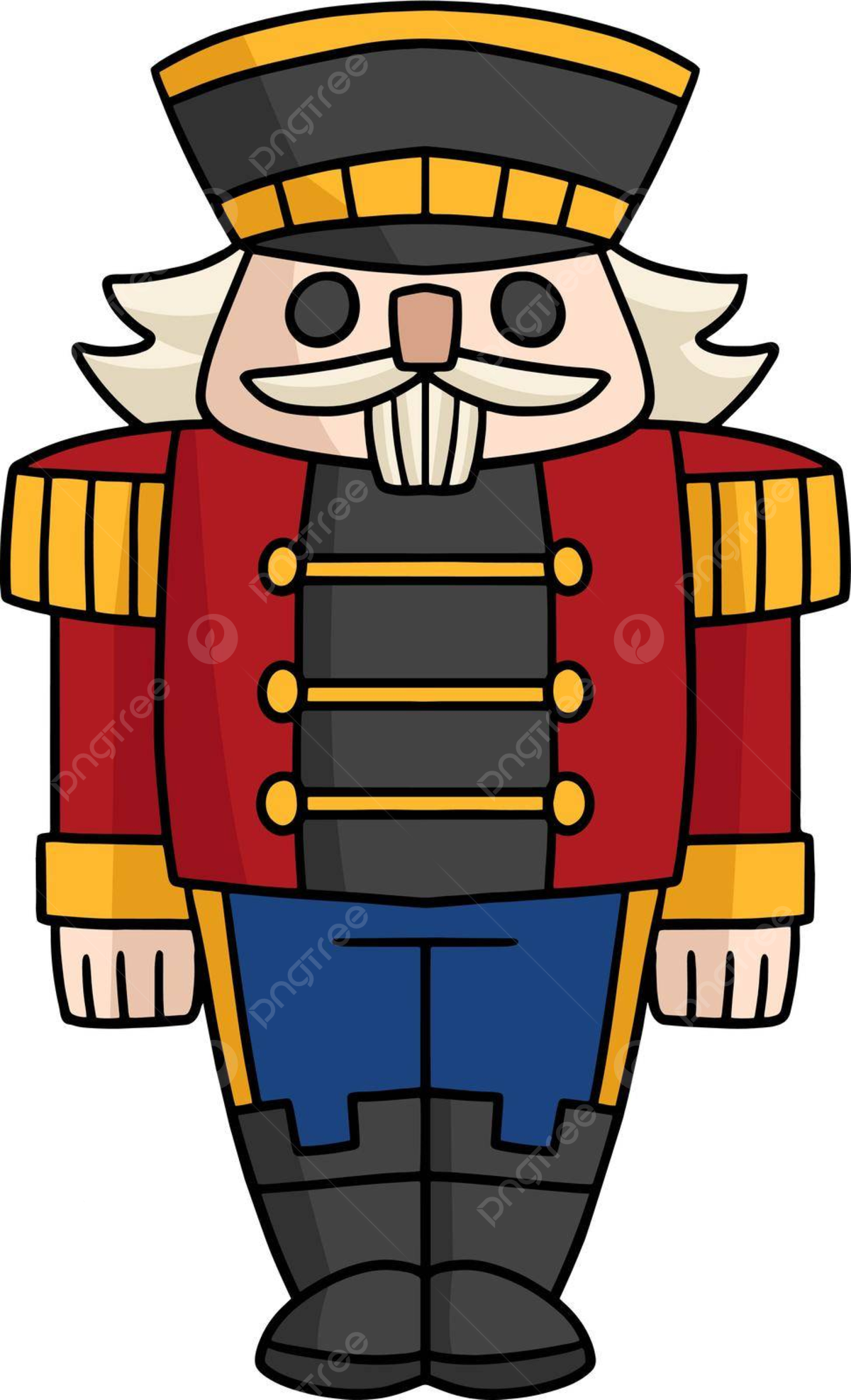 Nutcracker cartoon colored clipart illustration nutcracker merry tradition vector nutcracker merry tradition png and vector with transparent background for free download