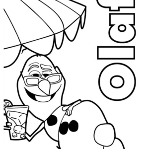 Olaf coloring pages printable for free download