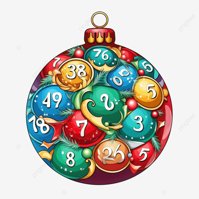 Color christmas ball by numbers educational coloring page for kids worksheet math worksheet png transparent image and clipart for free download