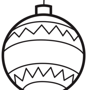 Christmas ornaments coloring pages printable for free download