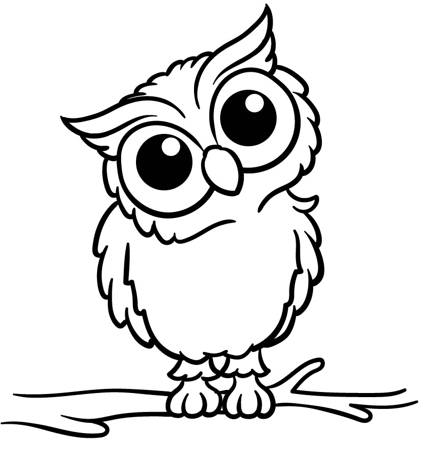 Owl coloring pages