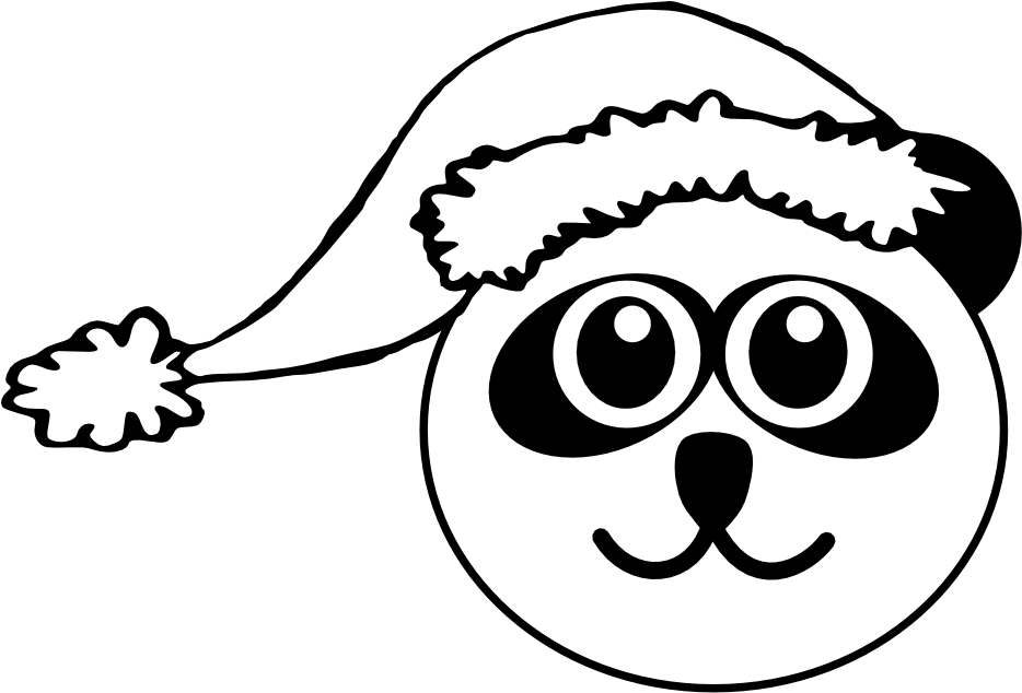 Santa hat clipart head