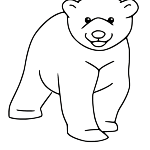 Polar bear coloring pages printable for free download